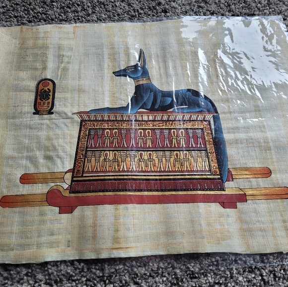 Egyptian Papyrus Picture - Picture 1 of 2